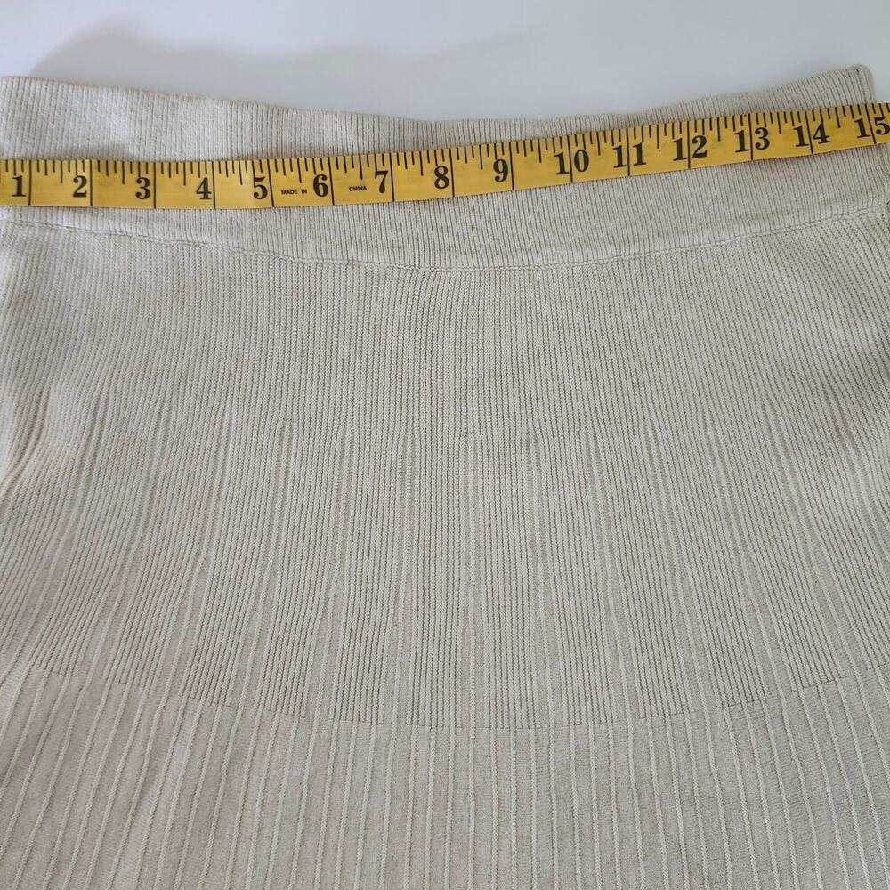 BalticBorn Carynn Knit Midi Skirt Natural Size XL - Picture 9 of 10